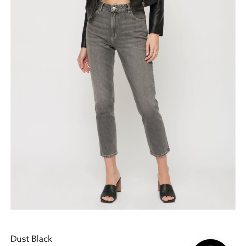 High rise - slim fit - dust black jeans - Rosie style